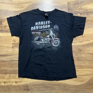 Harley Davidson Columbus Carolina del Sur Doble Cara Hombre’s XL Hecha en EE. UU. - Imagen 1 de 6