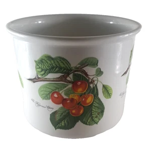 Portmeirion Pomona Crock Large Biggarreux Cherry Open Canister Container 7" - Picture 1 of 5