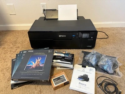 EPSON Surecolor SC-P600 Ultrachrome HD Printer B471A  w/ Paper Parts - Image 1 of 4