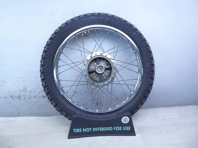 Yamaha DT100 1974 Enduro Y20961) llanta trasera cromada 18 pulgadas  Foto 1 de 4