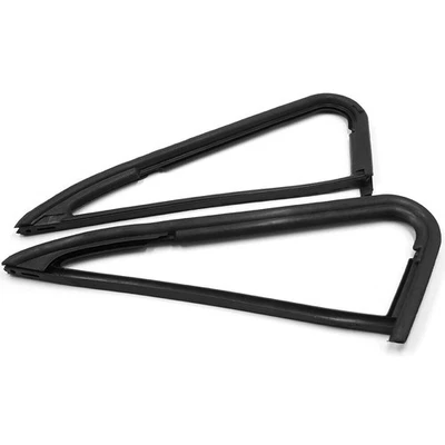 Pair Front Vent Glass Window Weatherstrip Seals Set For Chevy GMC Pickup Truck - Image 1 of 4
