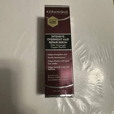 Keranique Hair Serum for Thinning Hair, Intensive Overnight Treatment 2 fl oz⭐️ - Image 1 of 4
