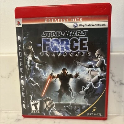 Star Wars Force Unleashed PS3 GREATEST HITS (Playstation 3, 2008) CIB  - Image 1 of 4
