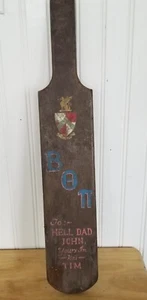 Paddle Fraternità Beta Theta Pi Vintage, Università Sconosciuta - Foto 1 di 5