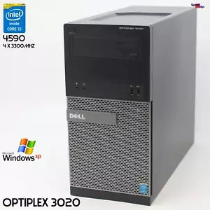 PC Computer Dell OptiPlex 3020 Intel Core I5-4590 8GB Ram 160GB Hdd Windows 7 64 - Picture 1 of 6