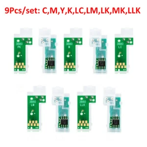 Chip for Epson Stylus Pro 3800 3880 3890 Ink Cartridge C,M,Y,K,LC,LM,LK,MK,LLK - Picture 1 of 5
