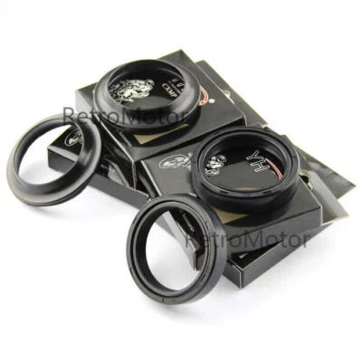 Limpiaparabrisas de horquilla delantera y sello de aceite para Honda CR250R 1983-1988 CR480R 1983 Foto 1 de 3