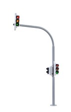 Viessmann 5094 HO" H0 Arc Traffic Light with Pedestrian Traffic Light and LEDs, 2pcs #NEW in Original Packaging#