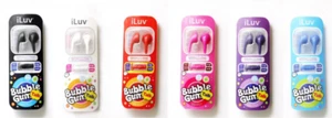 Auriculares intrauditivos estéreo Bubblegum iLuv TALK 3,5 mm con micrófono para iPhone - Imagen 1 de 5