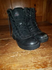 Fire Academy Station Boot Lace-up/Zip EMS/Wildland Boots Size Men 8