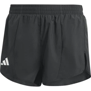 ADIDAS WOMENS ADIZERO RUNNING SHORTS SHORT BOTTOMS TRAINING PANTS GYM BLACK - Picture 1 of 7