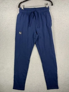 New Under Armour Fitted Navy Revival Sweatpant Sizes Medium NWT Fleece Pockets - Picture 1 of 8