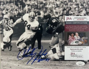 Charles Robert Taylor Washington Commanders Signed Autographed 10x8 JSA COA - Picture 1 of 7