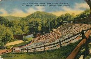 Unto These Hills Cherokee North Carolina Postkarte - Bild 1 von 2