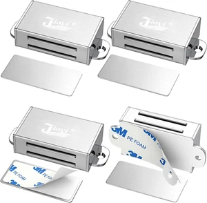 Cabinet Magnetic Catch Jiayi 4 Pack Magnetic Door Catch Self Adhesive Cabinet Do - Picture 1 of 9
