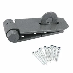 3.5" x 1.5" (89 x 38mm) Hasp & Staple Security Garage Shed Gate Door Latch Lock - Picture 1 of 3