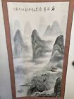 Vintage Chinese Hand Painted Watercolor Wall Hanging Scroll Painting