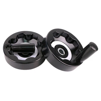 Handkurbel Drehkurbel Stellrad Kurbelrad Handrad Maschinenkurbel Wellennut - Bild 1 von 4