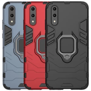 Funda para Huawei Mate 60 50 P60 P50 P40 P30 P20 Pro Silm Armadura Anillo Soporte Cubierta - Imagen 1 de 16