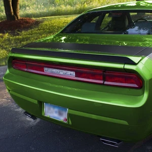 Spoiler Decal Style 1 Black Matte Vinyl Year Graphics fits Dodge Challenger - Picture 1 of 10