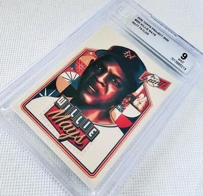 Topps Project 2020 Willie Mays #365 By Matt Taylor BGS 9 Mint Low Pop 🔥 - Image 1 of 3