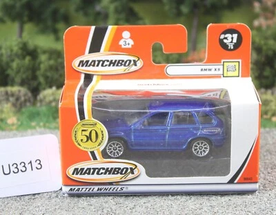 Matchbox 50 Years #31 Blue BMW X5 SUV Very Good FNQHotwheels U3313 - image 1 of 4