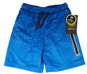 Pantalones Cortos Athletic Works Dri Works Niños Pequeños Azul con Bolsillo con Cremallera Talla 4T NUEVO - Imagen 1 de 5