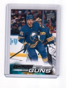 2022-23 Upper Deck Series 2 Young Guns Card #498 Casey Fitzgerald Buffalo Sabres - Picture 1 of 2