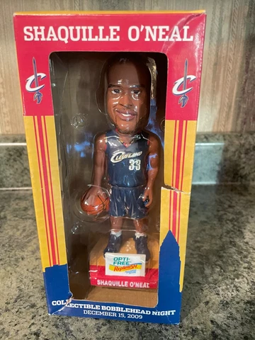 Shaq Shaquille O'Neal Cleveland Cavs Cavaliers 2009 Bobblehead-New sealed Cover