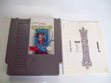 Castlevania II Simon's Quest (Nintendo NES, 1988) Game Cartridge & Manual