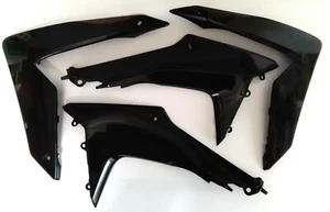 CRF250L BLACK 13 PIECE PLASTIC SET 17-20 HONDA OE GENUINE AIR PRIORITY EBAY TRAC - Picture 1 of 24