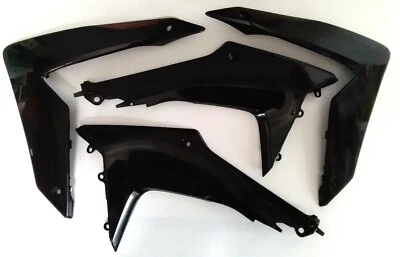 CRF250L BLACK 13 PIECE PLASTIC SET 17-20 HONDA OE GENUINE AIR PRIORITY EBAY TRAC - Image 1 of 4