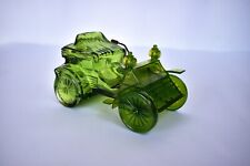 Vintage Avon Bottle Empty Haynes-Apperson Tai Winds Aftershave Green Collectibl"