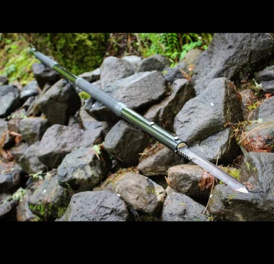 integrity implements Tetsujin spear staff blade survival custom handmade knife - Image 1 of 4