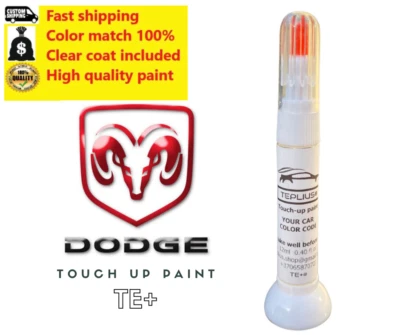 For DODGE RAM PRP DEEP CHERRY RED Touch up paint pen with brush SCRATCH REPAIR - Image 1 of 4