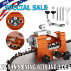 Chainsaw Sharpener Jig Sharpening Kit for 12-20" Chain Saws & Electric Saws USA