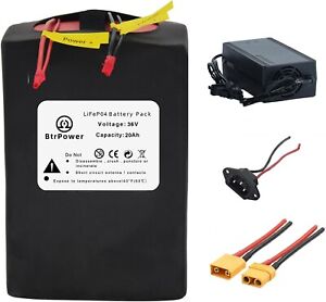 36V 20Ah Ebike Battery Lithium LiFePO4 High Capacity for Electric Scooter Bike