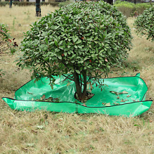 Landscape Tarp for Trimming with 12 Inch Hole -Garden Tree Pruning Waterproof Ta