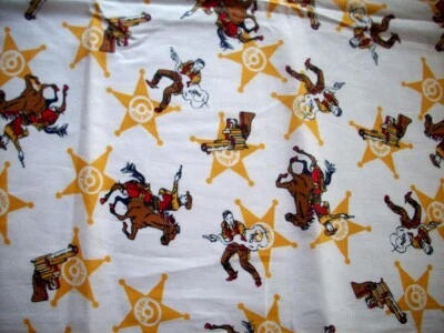 Tela de algodón Sheriff Western 2 1/2 yardas Foto 1 de 4