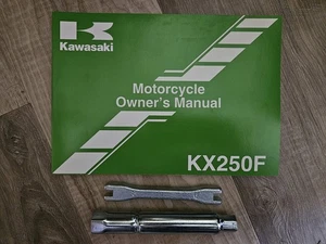 Nuevo de Lote Antiguo Kawasaki 2009 KX250F modelos KX250W9F/KX250W9FA Manual del Propietario P/N 99987-1506 - Imagen 1 de 4