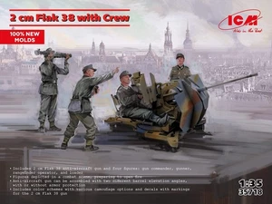 ICM 1:35 2cm Flak 38 with Crew, #ICM35718 - Picture 1 of 1