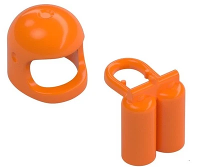 Nuevo LEGO Orange Classic Space - Casco y tanques de aire - Del conjunto (6533581) Foto 1 de 4