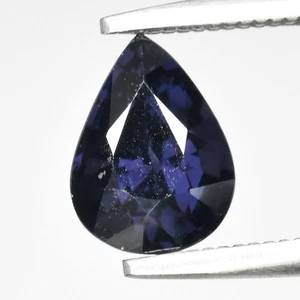 ๐ 1.08ct 7.3x5.5mm Pear Natural Blue Spinel - Tanzania Gemstone - Picture 1 of 4