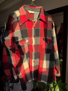 60s Woolrich Wool Coat Jacket Pristine Usa Made 31x30 XXL - Picture 1 of 12