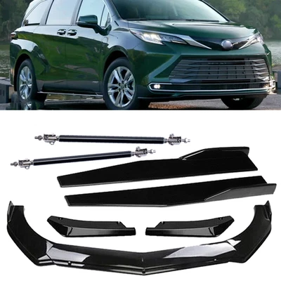Front Bumper Lip Spoiler Splitter Side Skirt Rear Lip For Toyota Sienna - Изображение 1 из 4