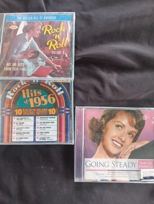 1950S 1960S Rock N Roll 3 CD lot 57 HITS 1956 1954-1963 BRAND NEW/Song list belo - Image 1 of 4
