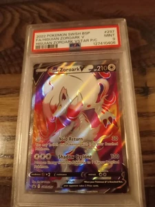 POKEMON 2022 Prem Coll Promo FA HISUIAN ZOROARK V #297 PSA 9 Mint RARE - Picture 1 of 3