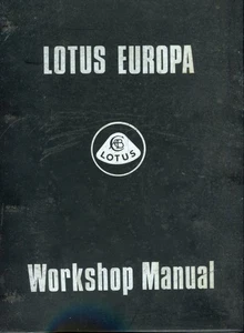 Lotus Europa original official workshop manual January 1970 - Picture 1 of 1