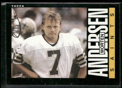 1985 Topps Morten Andersen New Orleans Saints #101 - Image 1 of 2