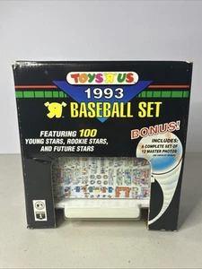 Toys 'R' Us Topps Baseball Factory Sealed 1993 Set 100 Cards & Master Photos - Picture 1 of 7